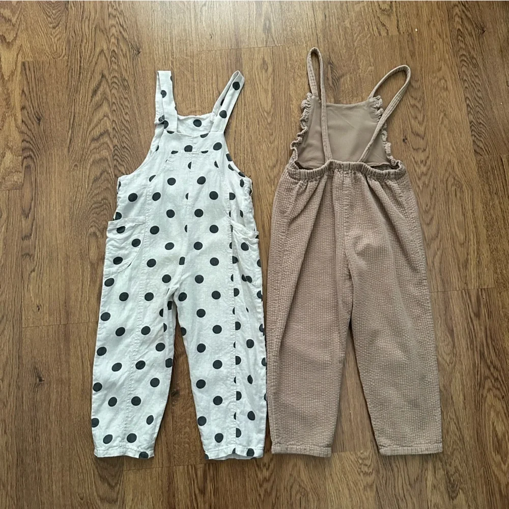 Zara Kids Girls 2 Jumpsuits
